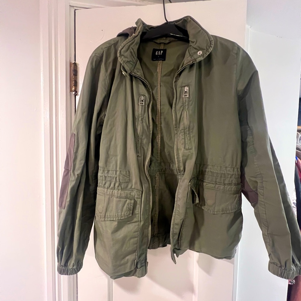 GAP Army Green Hooded Jacket
